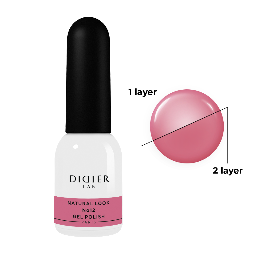 Gellak "Didier Lab", Natural look, No12