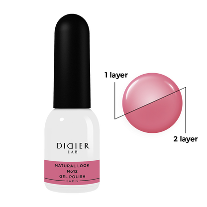 Gellak "Didier Lab", Natural look, No12