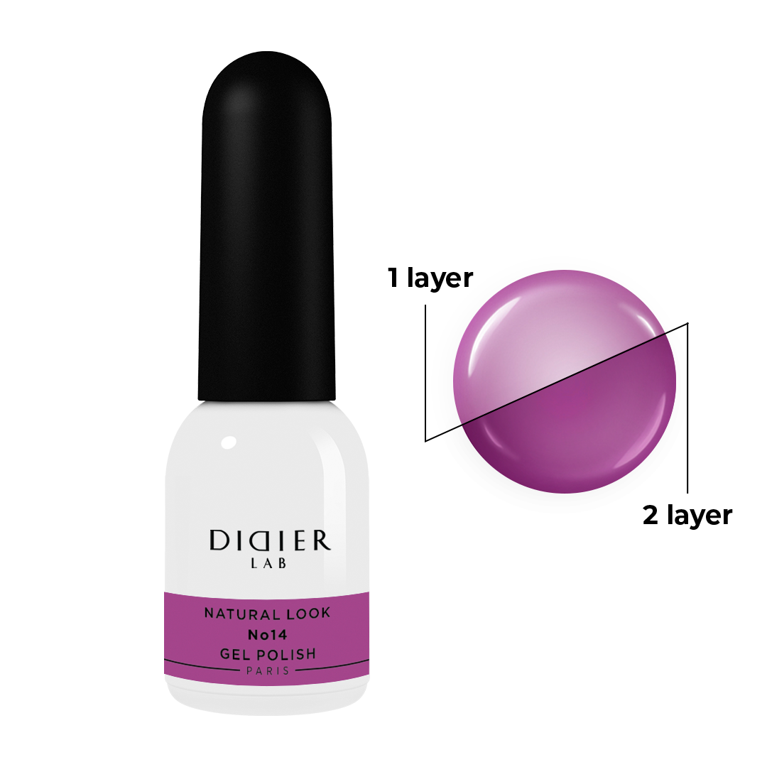 Gellak "Didier Lab", Natural look, No14