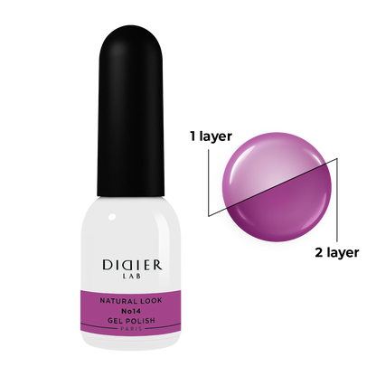 Gellak "Didier Lab", Natural look, No14