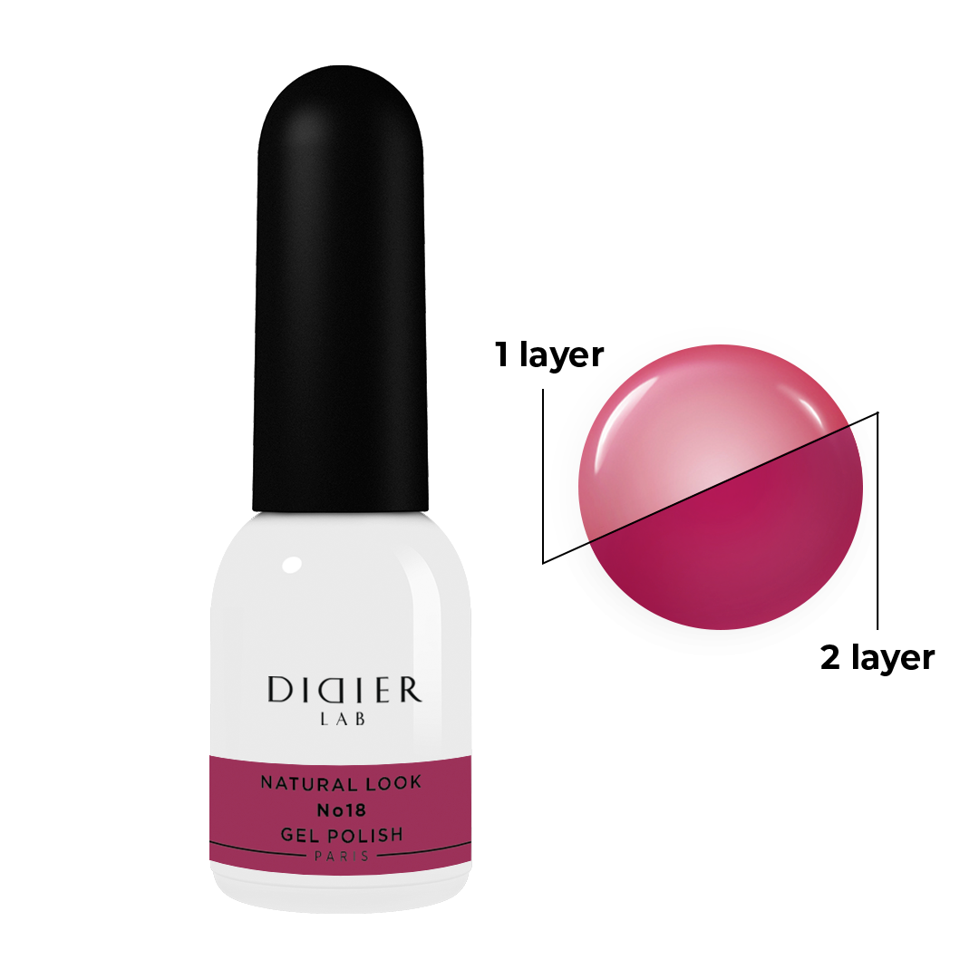 Gellak "Didier Lab", Natural look, No18