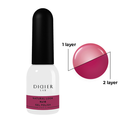 Gellak "Didier Lab", Natural look, No18