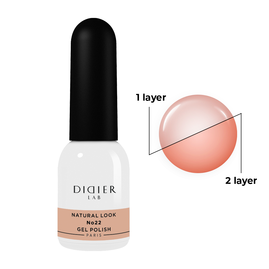 Gellak "Didier Lab", Natural look, No22