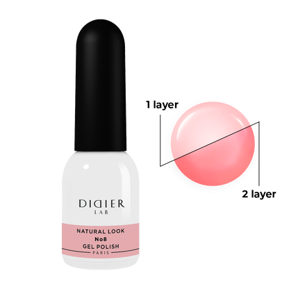 Gellak "Didier Lab", Natural look, No.8