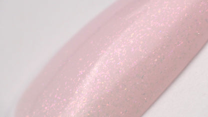 Gellak "Didier Lab", Glitter Top coat, pink, 10 ml