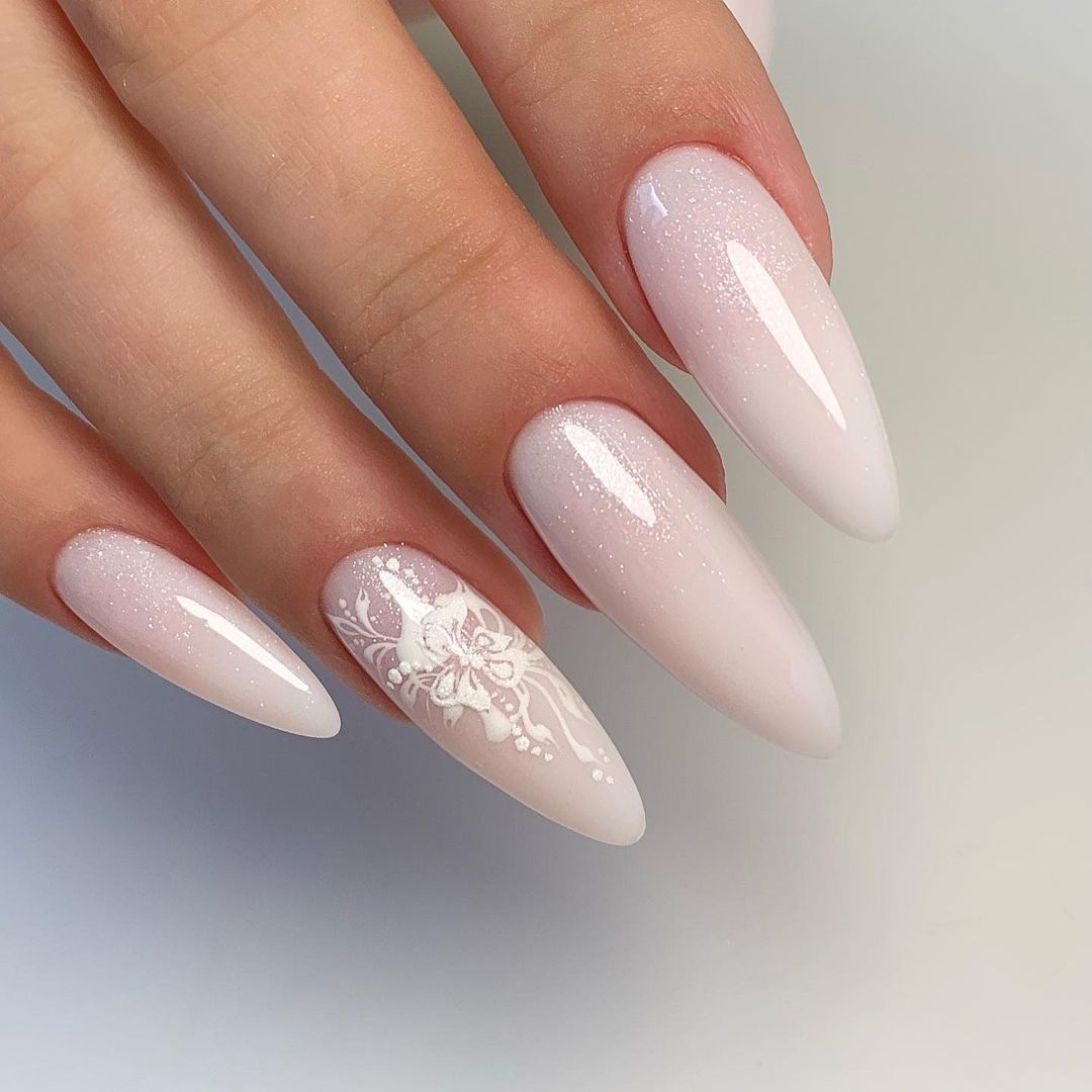 Fiber base gel "Didier Lab", Shimmer White,