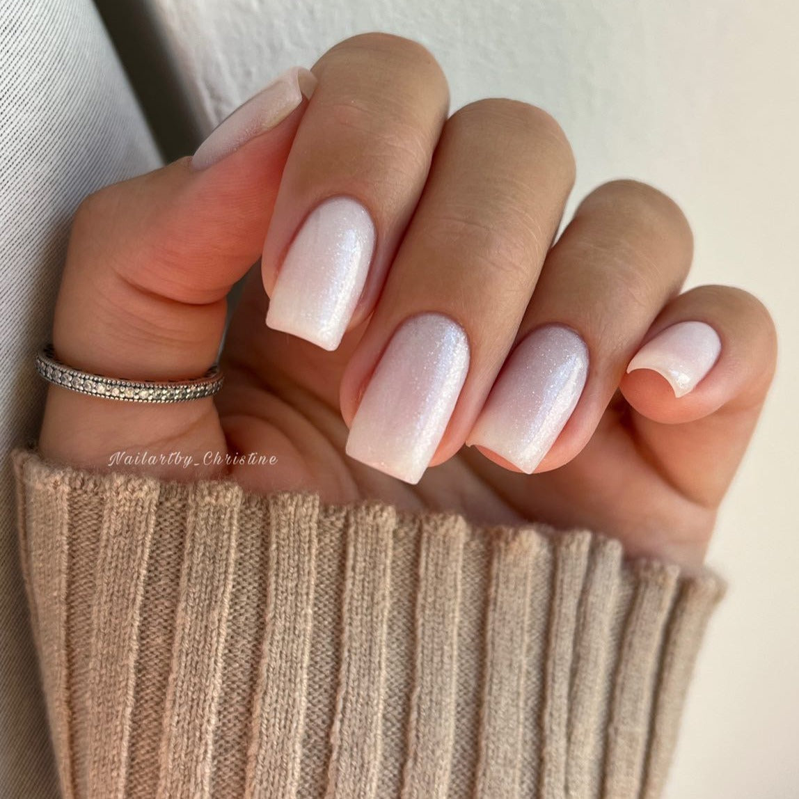 Fiber base gel "Didier Lab", Shimmer White,