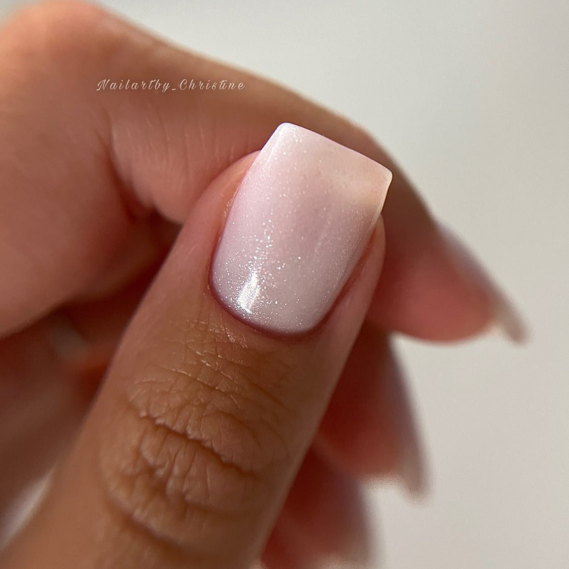 Fiber base gel "Didier Lab", Shimmer White,