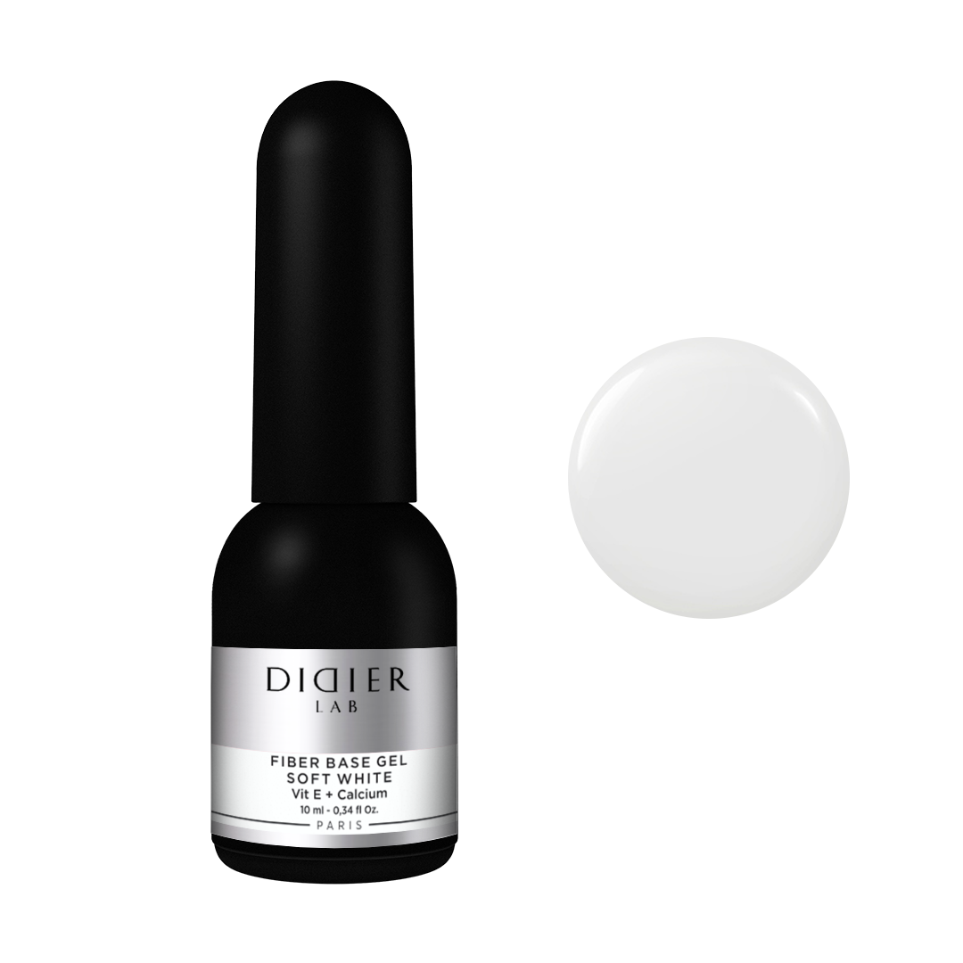 Fiber base gel "Didier Lab", Soft White, 10 ml