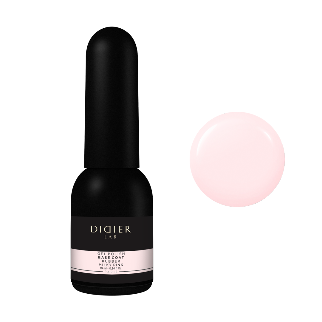 Gellak, Rubber base coat, milky pink, 10ml