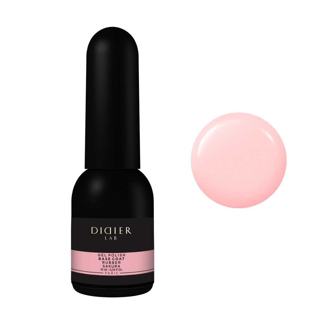 Gellak, Rubber base coat, sakura, 10ml