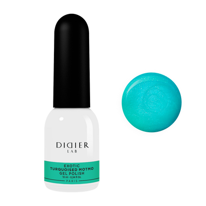 Gellak "Didier Lab", Exotic, Turquoised Motmo, 10ml