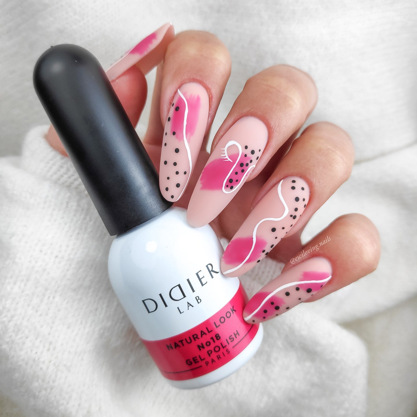 Gellak "Didier Lab", Natural look, No18