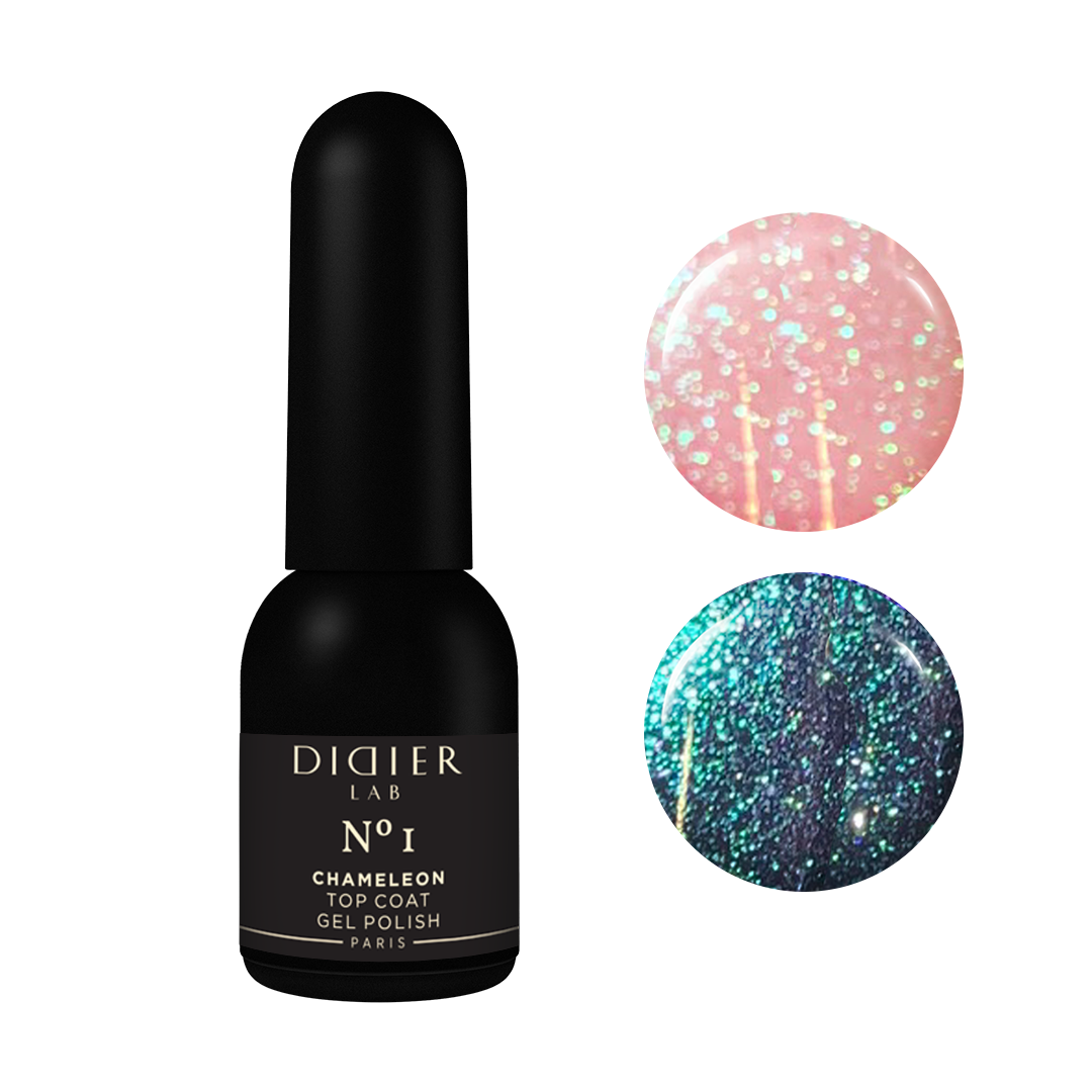 Gellak "Didier Lab", Chameleon Top coat, No1