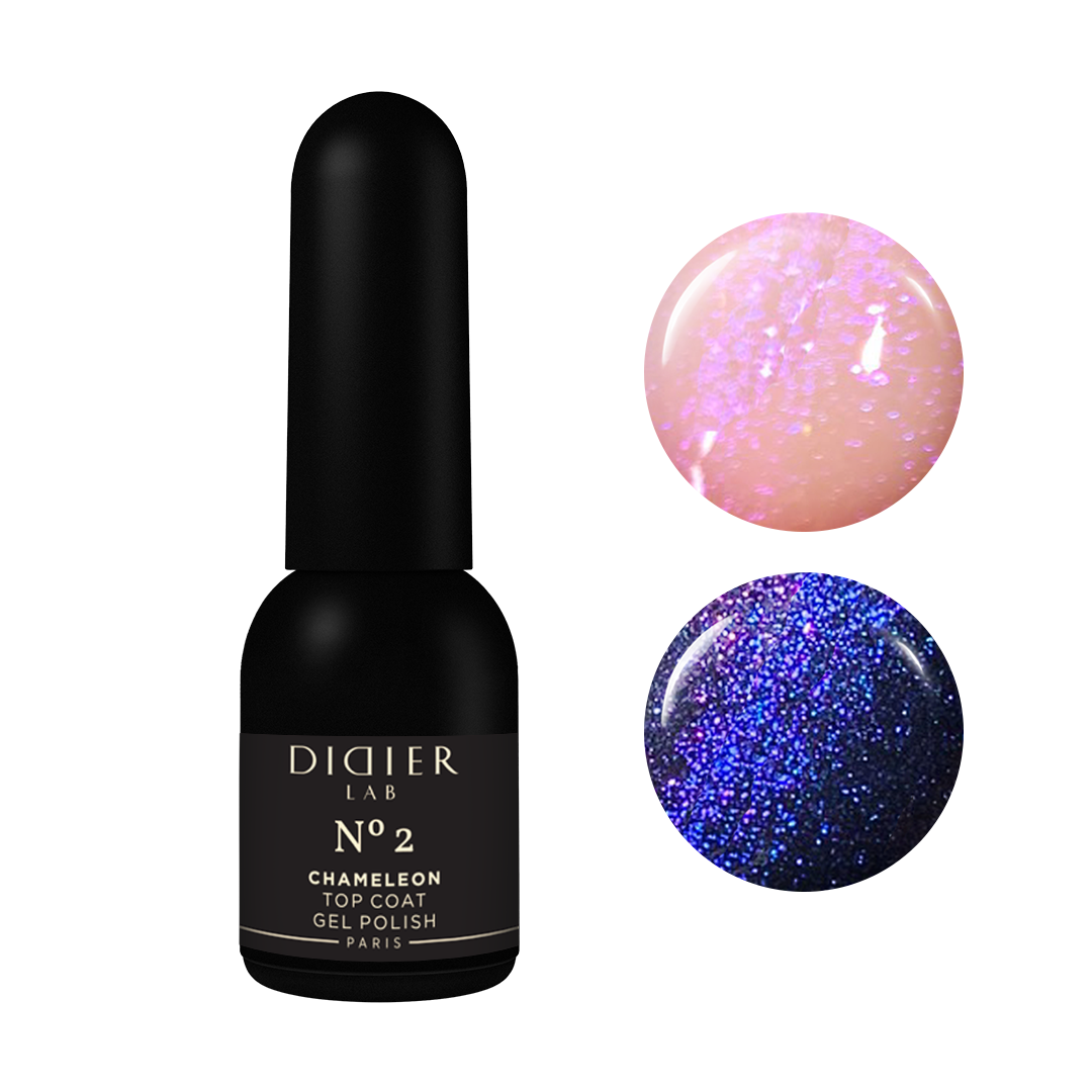 Gellak "Didier Lab", Chameleon Top coat, No2