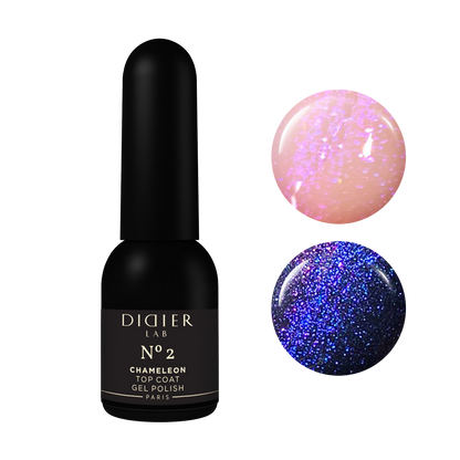 Gellak "Didier Lab", Chameleon Top coat, No2