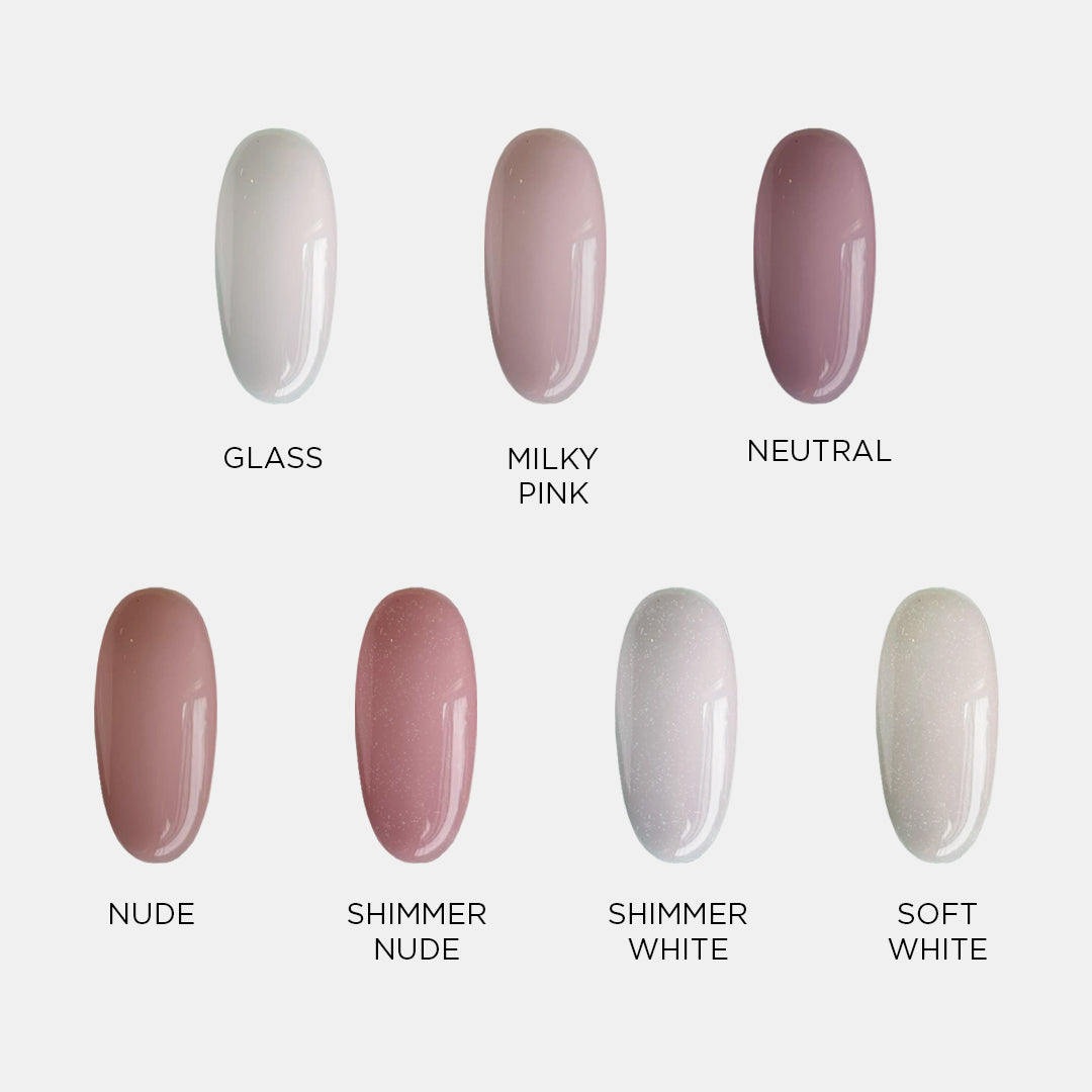 Fiber base gel "Didier Lab", Shimmer White,