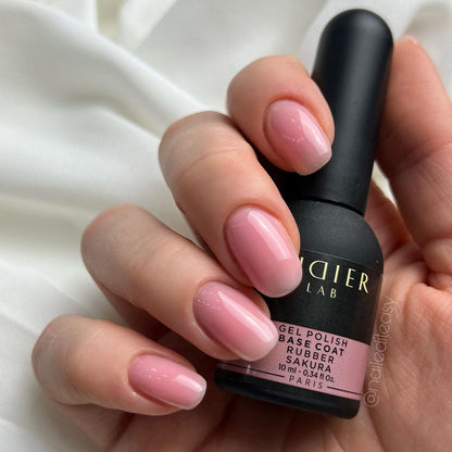 Gellak, Rubber base coat, sakura, 10ml